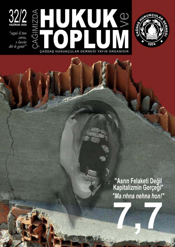 Çağımızda Hukuk ve Toplum Dergisi 32/2 – Haziran 2023